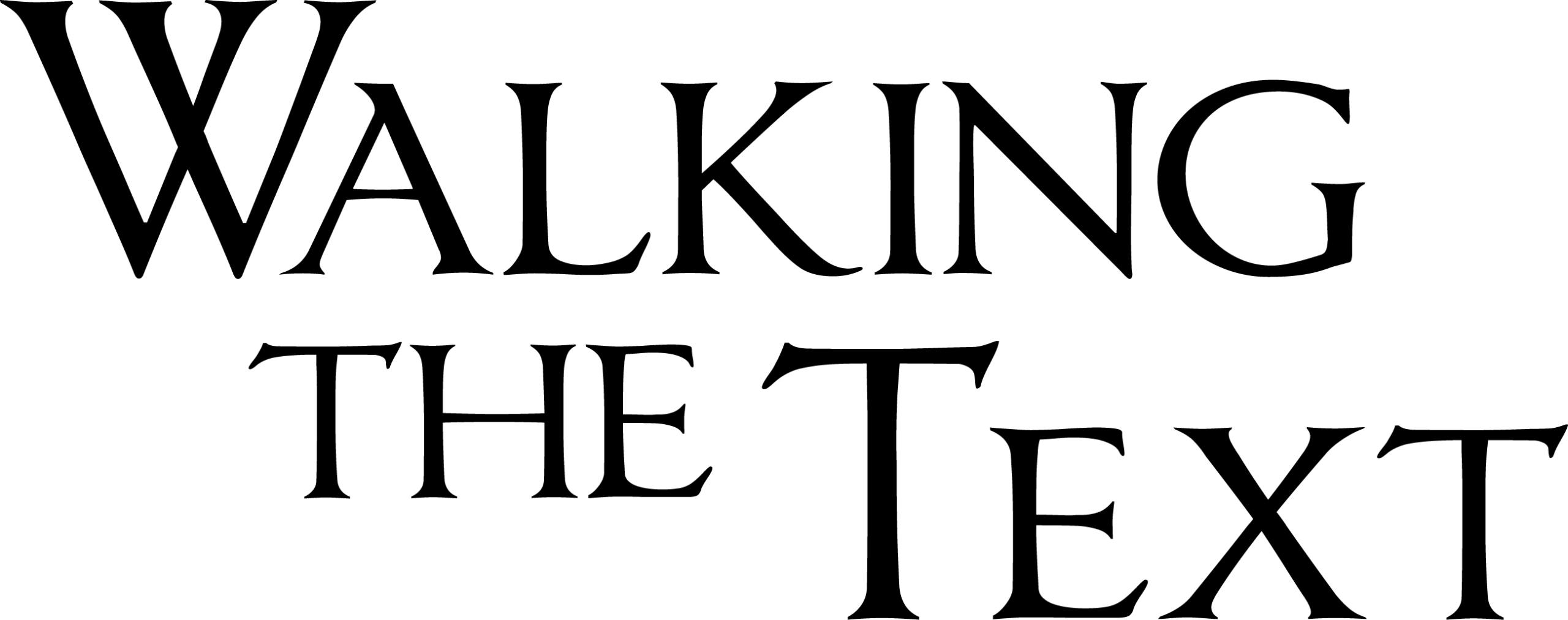 Walking The Text Logo